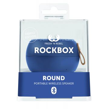 Boxa portabila Fresh`n Rebel 156797 Rockbox Round Indigo