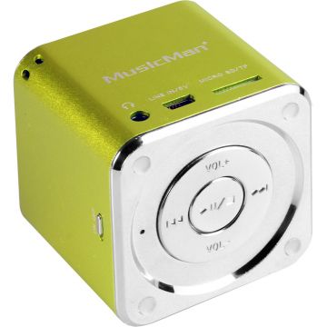 Boxa portabila Mini MusicMan Soundstation, Verde