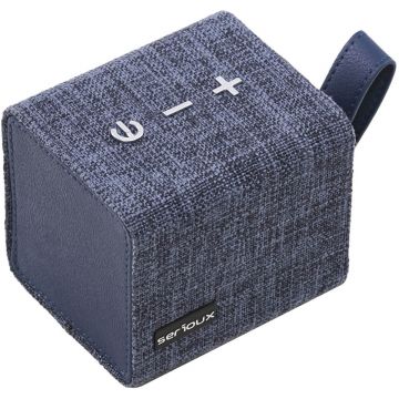 Boxa portabila Serioux Wave Cube, Bluetooth, Albastru