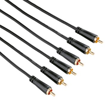 Cablu Hama 122157, 3X RCA plug - 3X RCA plug, 1.5m