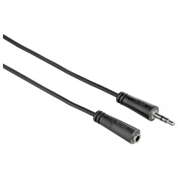 Cablu Hama 122313, 1X 3.5mm Jack plug - 1X 3.5mm Jack socket, 1.5m