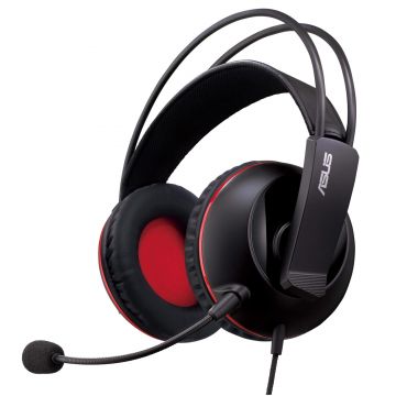 Casti Gaming cu microfon Asus Cerberus, Negru, PC Casti Gaming cu microfon Asus Cerberus, Negru, PC