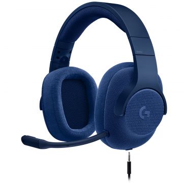 Casti gaming cu microfon Logitech G433 surround 7.1, Albastru