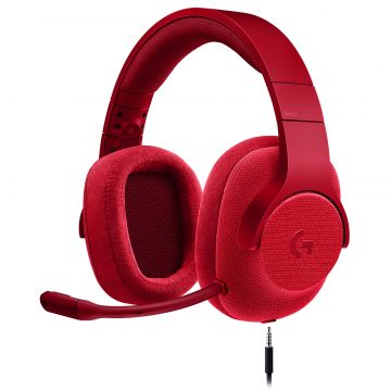 Casti gaming cu microfon Logitech G433 surround 7.1, Rosu Casti gaming cu microfon Logitech G433 surround 7.1, Rosu