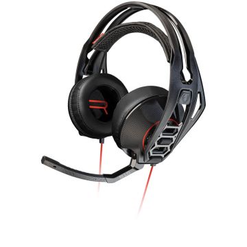 Casti Gaming cu microfon Nacon RIG 515HD Lava, Negru
