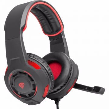 Casti Gaming cu microfon Natec Genesis HX60 surround 7.1, Negru