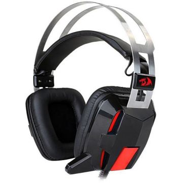 Casti gaming cu microfon Redragon Lagopasmutus2, Negru