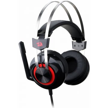 Casti Gaming cu microfon Redragon Talos H601, USB, Negru