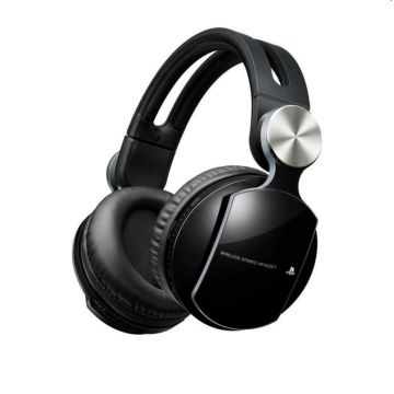 Casti Gaming cu microfon Sony SO-9258735 Pulse 7.1, Wireless, pentru PS3, Negru
