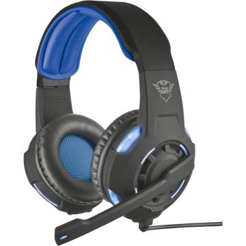 Casti gaming cu microfon Trust Radius GXT 350 surround 7.1, Negru/Albastru Casti gaming cu microfon Trust Radius GXT 350 surround 7.1, Negru/Albastru