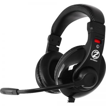 Casti Gaming cu microfon Zalman ZM-HPS200, Negru Casti Gaming cu microfon Zalman ZM-HPS200, Negru