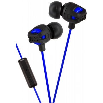 Casti In-Ear JVC HA-FR201-AEF, Microfon, Albastru