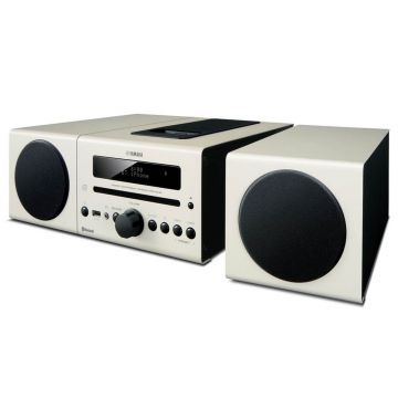 Microsistem audio Yamaha MCR-B142, Dock, Bluetooth, USB, Alb
