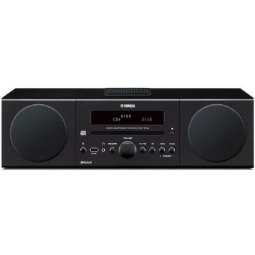 Microsistem audio Yamaha MCR-B142, Dock, Bluetooth, USB, Negru