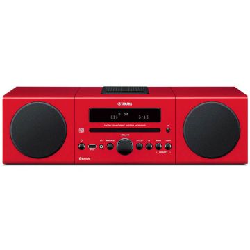 Microsistem audio Yamaha MCR-B142, Dock, Bluetooth, USB, Rosu
