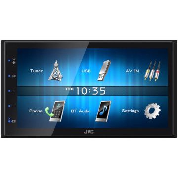 Multimedia player auto JVC KW-M24BT, 4 x 50W, 6.8