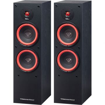 Pereche boxe podea Cerwin Vega SL-28, Negru