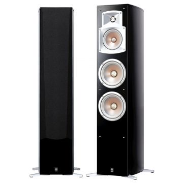 Pereche boxe podea Yamaha NS-555, Negru Pereche boxe podea Yamaha NS-555, Negru