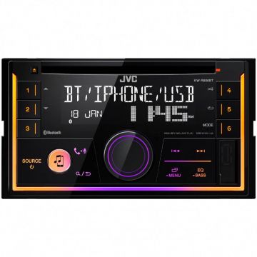 Radio CD auto JVC KW-R930BT, 4 x 50W, USB, AUX, Bluetooth