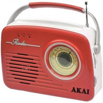Radio portabil Akai APR-11R, Rosu