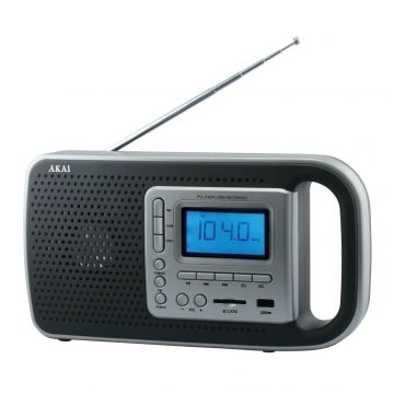 Radio Portabil cu acumulatori AKAI PR005A-420B, USB