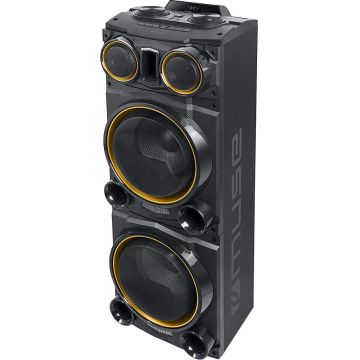 Boxa Bluetooth Muse M-1985 DJ Party, 800W, Microfon, Telecomanda, Negru