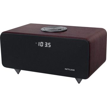 Boxa Bluetooth Muse M-620 DWT, 40W, Indicator LED, Egalizator, Radio FM, Ceas, Telecomanda, Maro