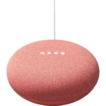 Boxa inteligenta Google Nest Mini, 2nd Gen, Coral