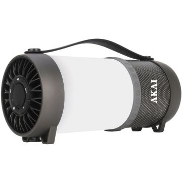 Boxa portabila Akai ABTS-40, Bluetooth, Lampa, Negru