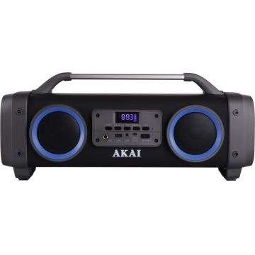 Boxa portabila Akai ABTS-SH02, Bluetooth, Negru