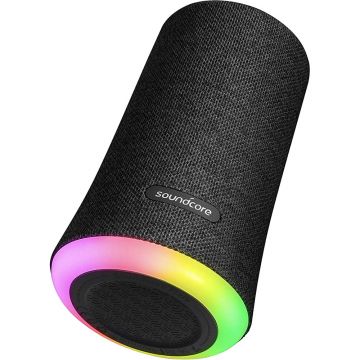 Boxa portabila Anker Soundcore Flare, 360º sound, Bluetooth, Negru