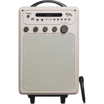 Boxa portabila E-Boda Retro Karaoke 100, Bluetooth, USB, Slot card