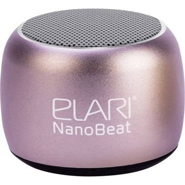 Boxa portabila Elari NanoBeat, Bluetooth, Roz