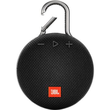 Boxa portabila JBL Clip 3, Bluetooth, Negru