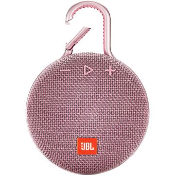 Boxa portabila JBL Clip 3, Bluetooth, Roz