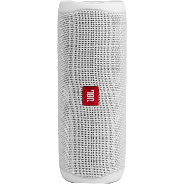 Boxa portabila JBL Flip 5, Bluetooth, PartyBoost, Alb