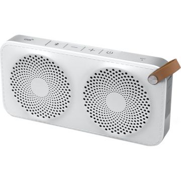 Boxa portabila Muse M-750 BTW, Bluetooth, 10W, Rezistenta la umezeala si praf, NFC Auto-Pair, Hands-Free, Alb