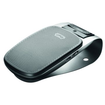 Car Kit Jabra Drive, cu incarcator auto / USB, prindere parasolar auto, ghidare vocala, A2DP, DSP, Multi-Point, Negru