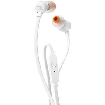 Casti audio In-Ear JBL Tune 110, Alb Casti audio In-Ear JBL Tune 110, Alb