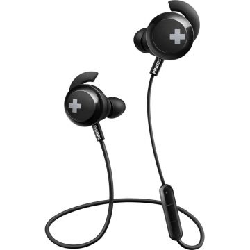 Casti audio In-Ear Philips SHB4305BK/00, Bluetooth, Bass+, Negru