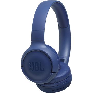 Casti audio On-Ear JBL Tune 500BT, Wireless, Bluetooth, Pure Bass Sound, Hands-free Call, 16H, Albastru