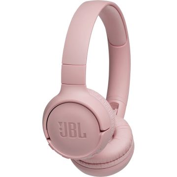 Casti audio On-Ear JBL Tune 500BT, Wireless, Bluetooth, Pure Bass Sound, Hands-free Call, 16H, Roz