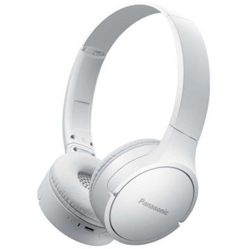 Casti audio On-Ear Panasonic RB-HF420BE-W, Bluetooth, Extra Bass, Alb