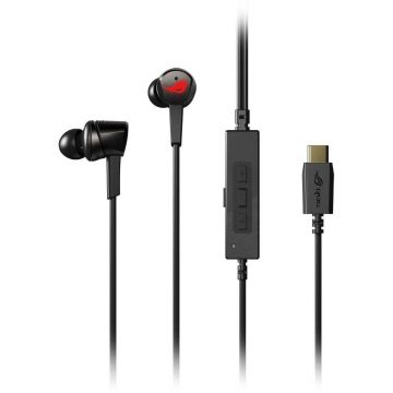 Casti gaming cu microfon Asus ROG Cetra, Negru Casti gaming cu microfon Asus ROG Cetra, Negru