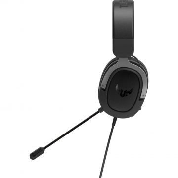 Casti gaming cu microfon Asus TUF H3, Negru/Gri Casti gaming cu microfon Asus TUF H3, Negru/Gri