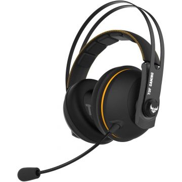 Casti gaming cu microfon Asus TUF H7, Wireless, Negru/Galben Casti gaming cu microfon Asus TUF H7, Wireless, Negru/Galben