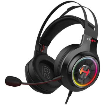 Casti gaming cu microfon G4 TE, Surround virtual 7.1, Iluminare RGB, Negru