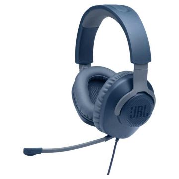 Casti Gaming cu microfon JBL Quantum 100, Albastru Casti Gaming cu microfon JBL Quantum 100, Albastru