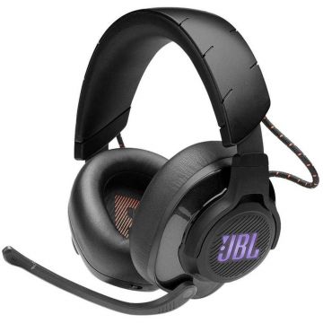 Casti Gaming cu microfon JBL Quantum 600, Wireless, Multiplatforma, Negru