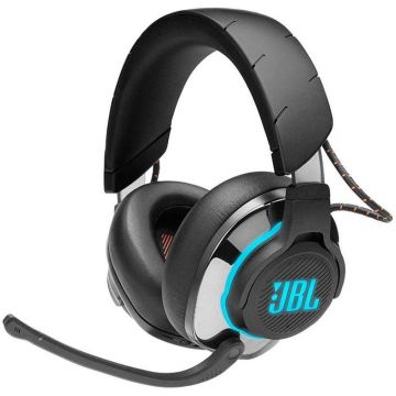 Casti Gaming cu microfon JBL Quantum 800, Wireless, Multiplatforma, Negru